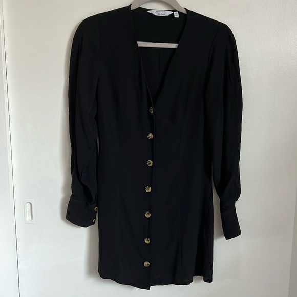 & OTHER STORIES Button Up Mini A Line Dress Size 0 - Picture 3 of 7